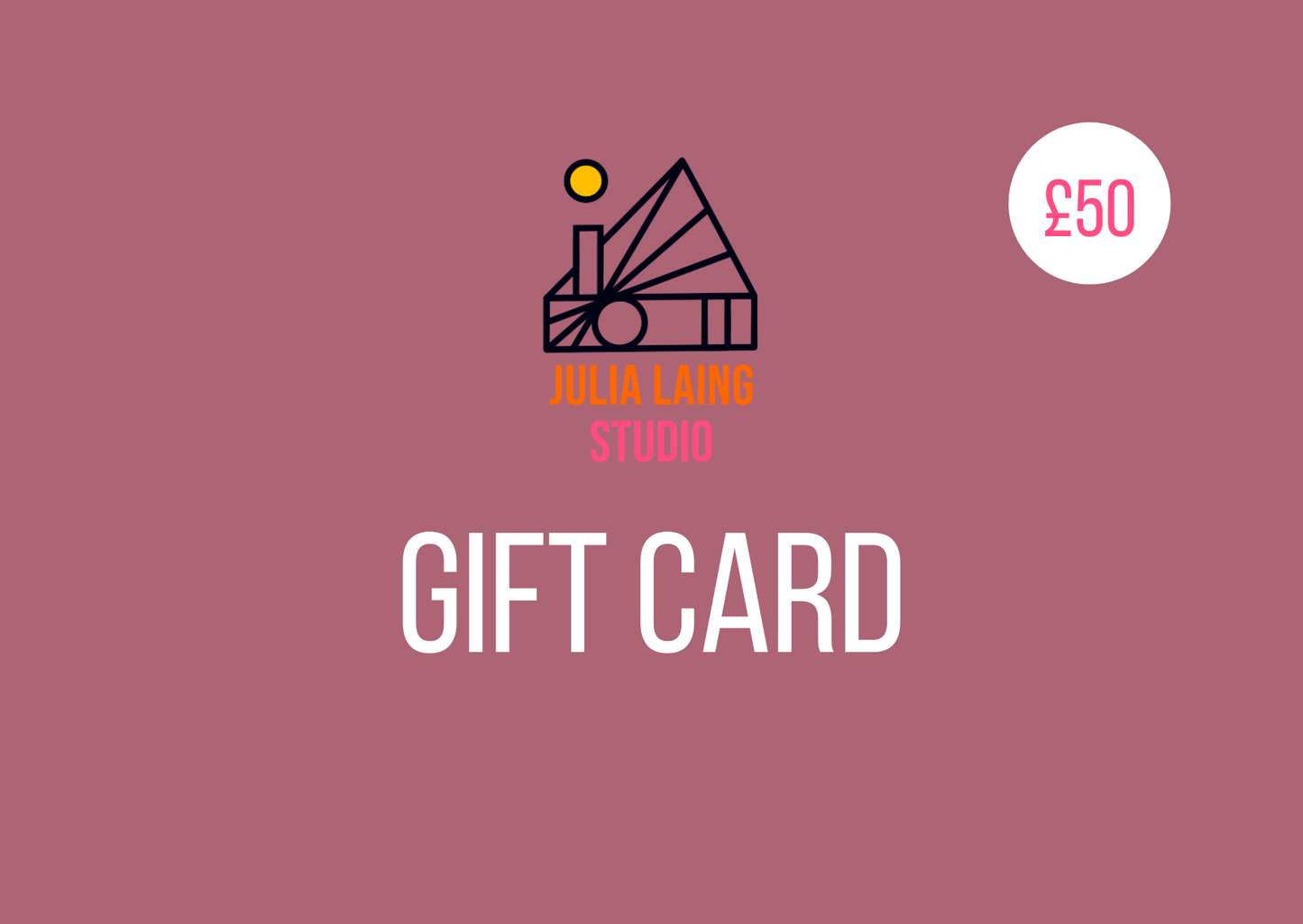 Julia Laing Studio Digital Gift Card