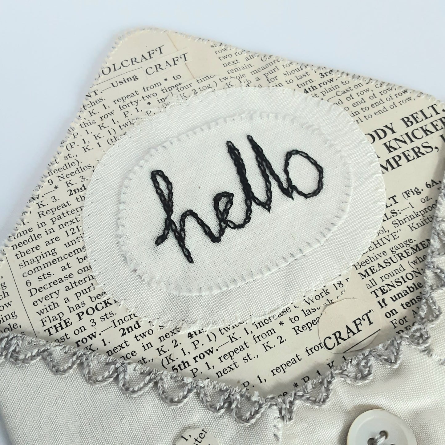 Hand Embroidered 'Hello' Bundle