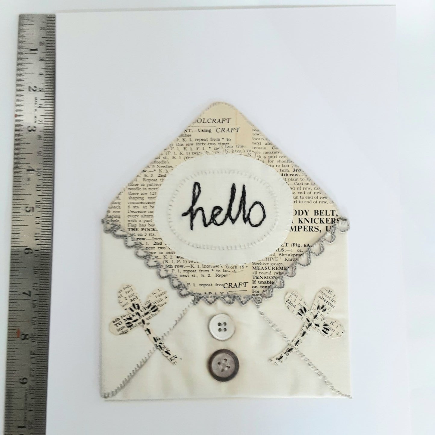 Hand Embroidered 'Hello' Bundle