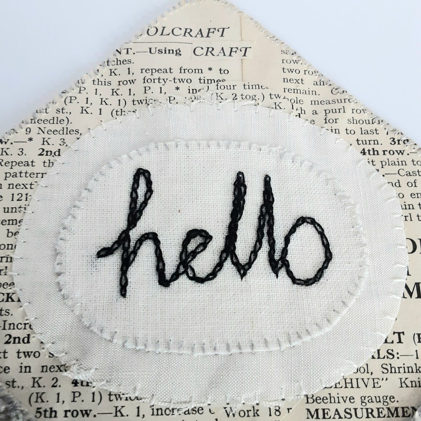 Hand Embroidered 'Hello' Bundle