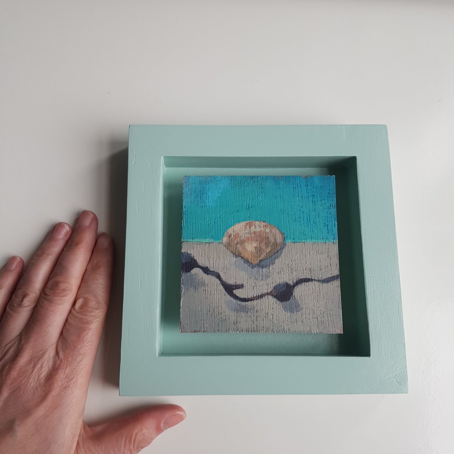 Shell and Seaweed Study - Small Original Painting