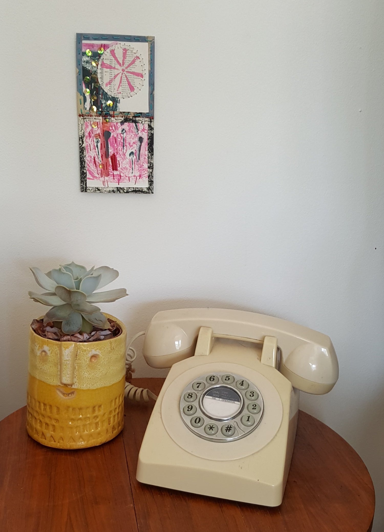 mixed media art by Julia Laing