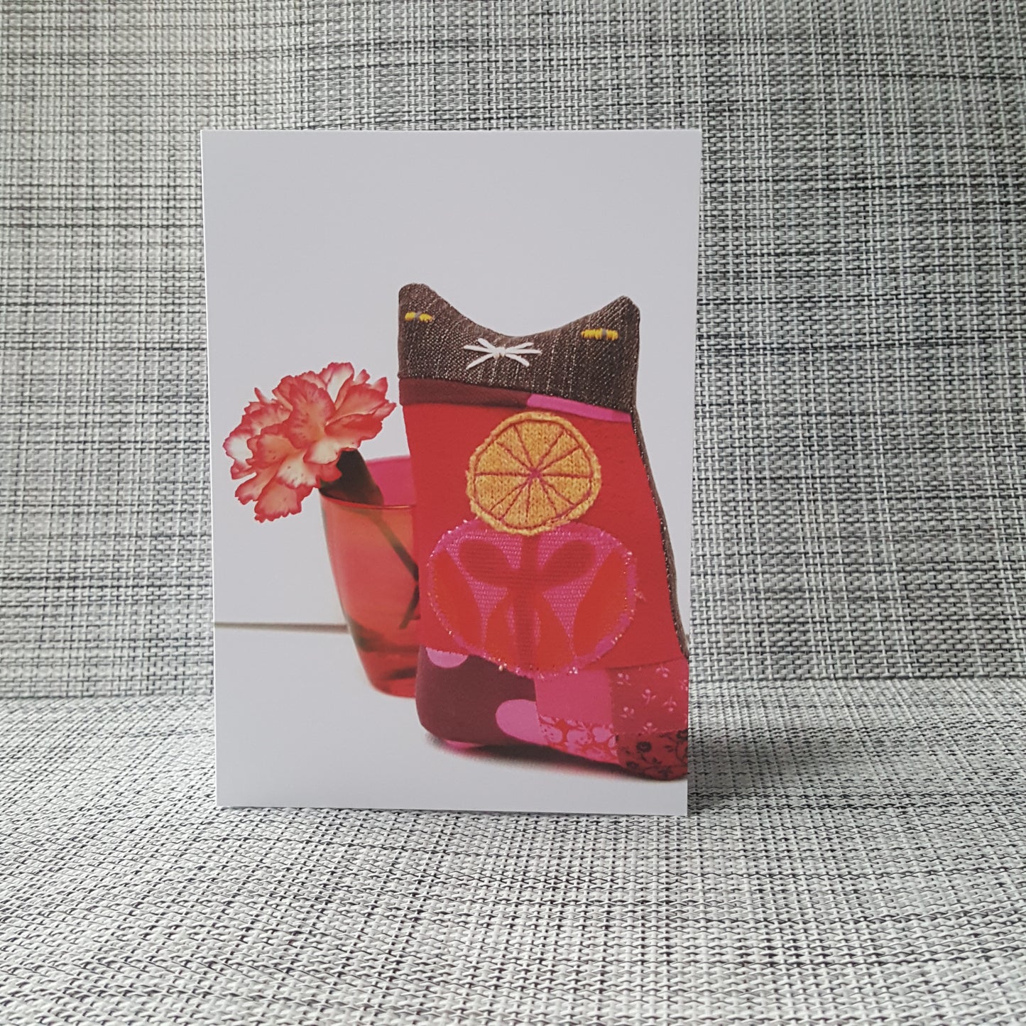 Cat Doll Greeting Card