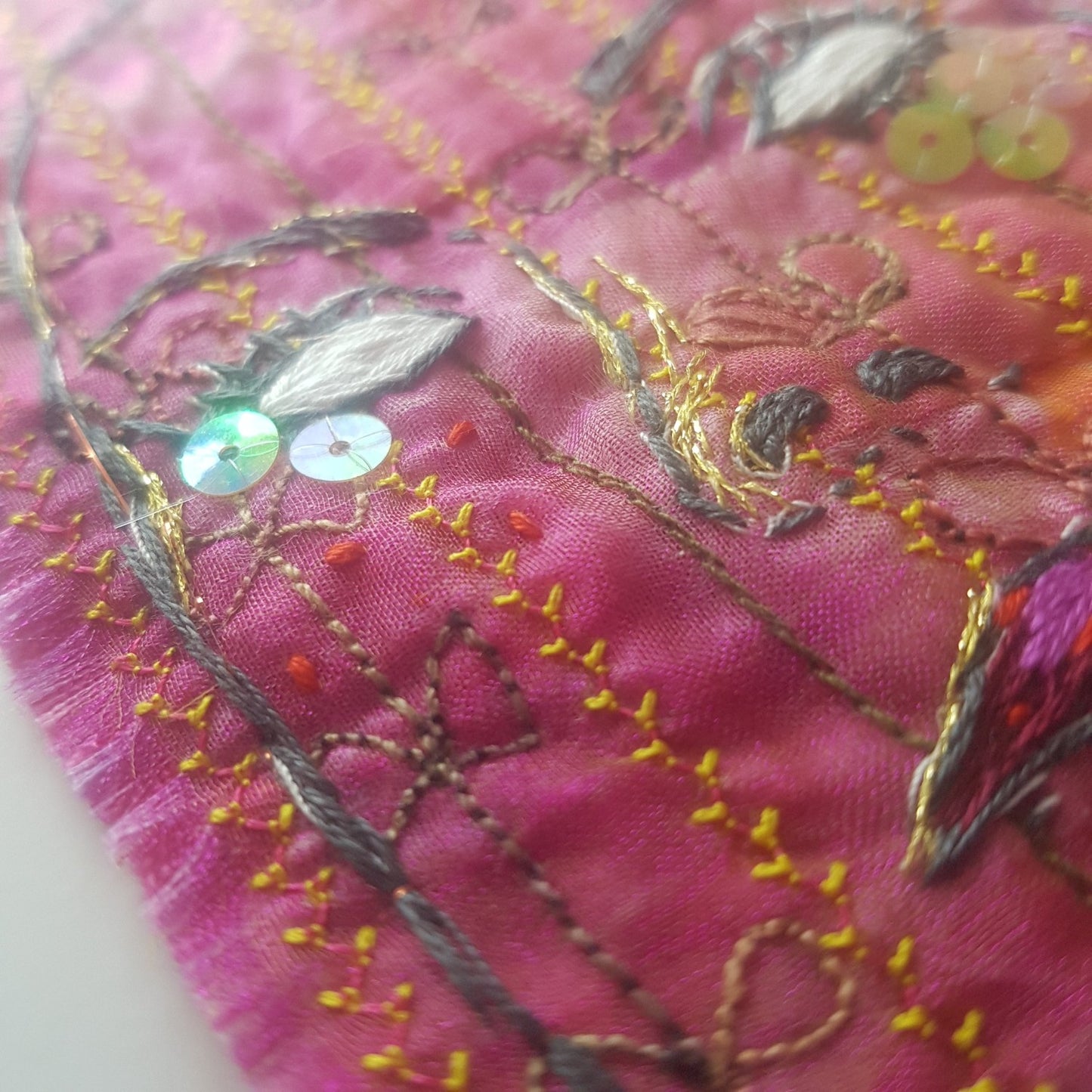 Textile Artwork - Who is Behind the Mask?