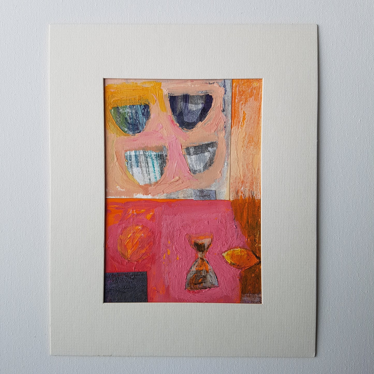 Mind On Fire - Mixed-media Still Life On Paper