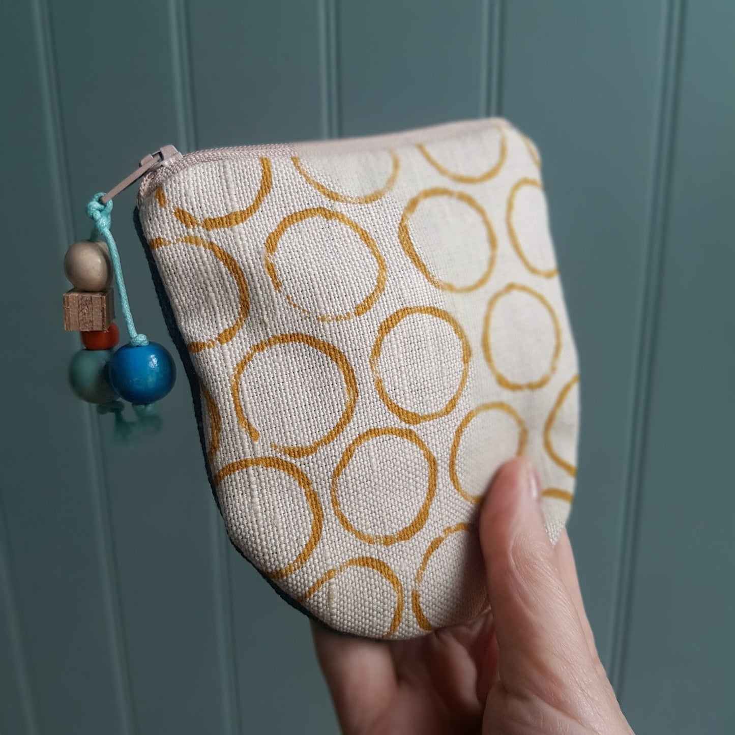 Hand-printed Purse - Creels Design - Batch 1, number 8