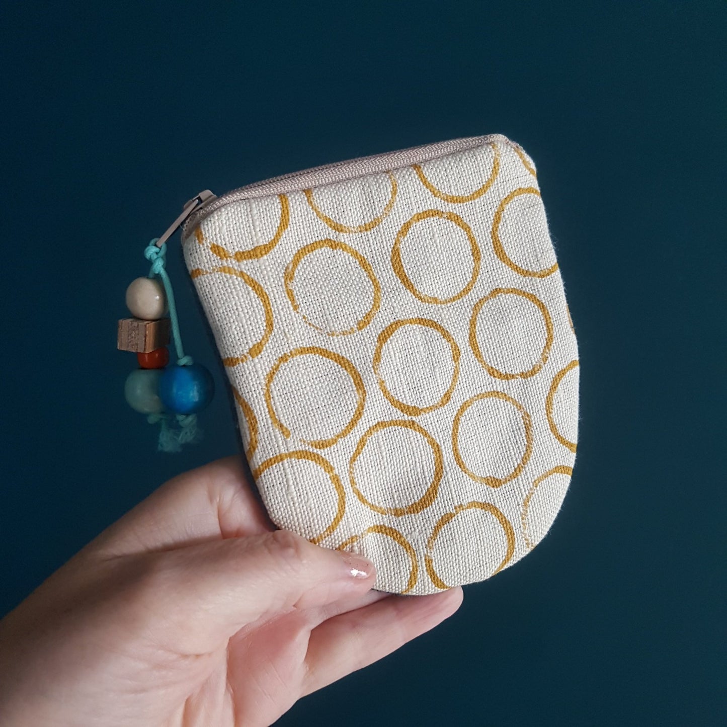 Hand-printed Purse - Creels Design - Batch 1, number 8