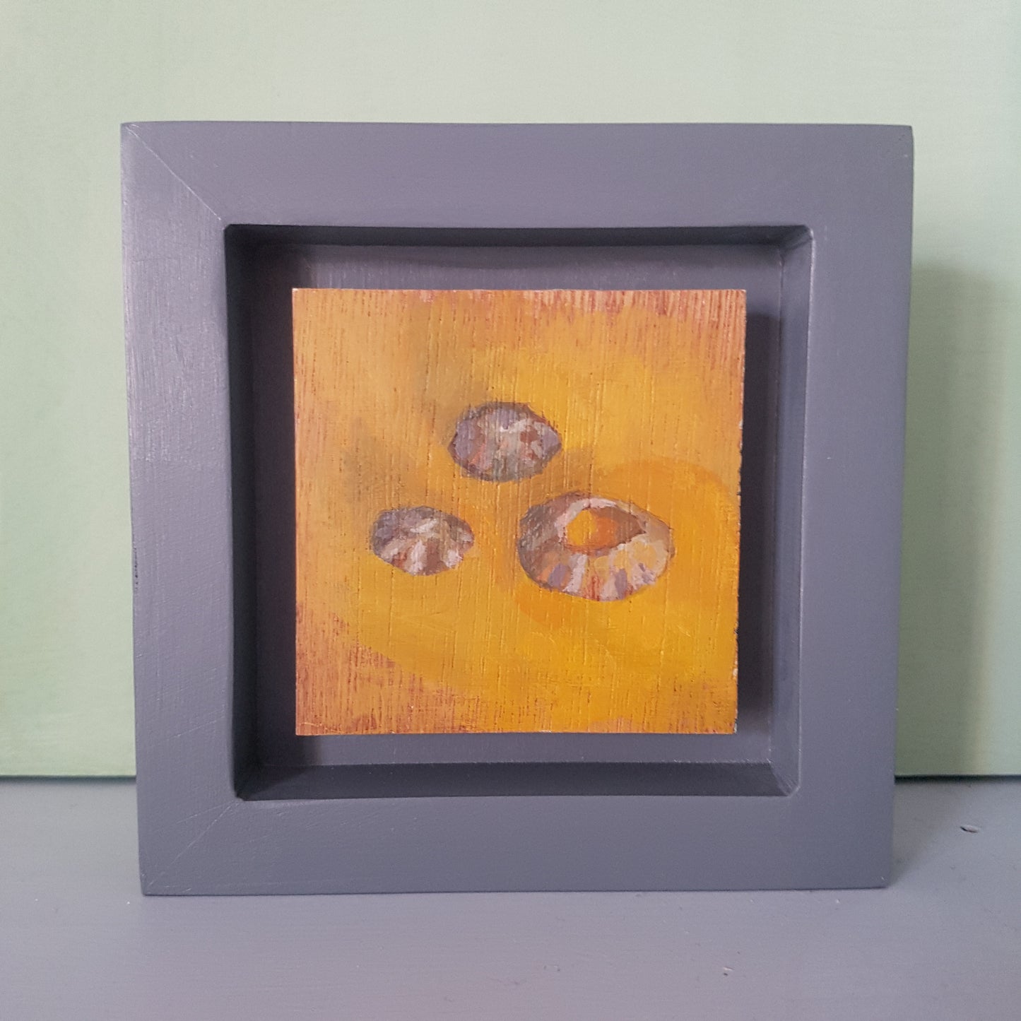 Curated Group of 3 Framed Shell Paintings