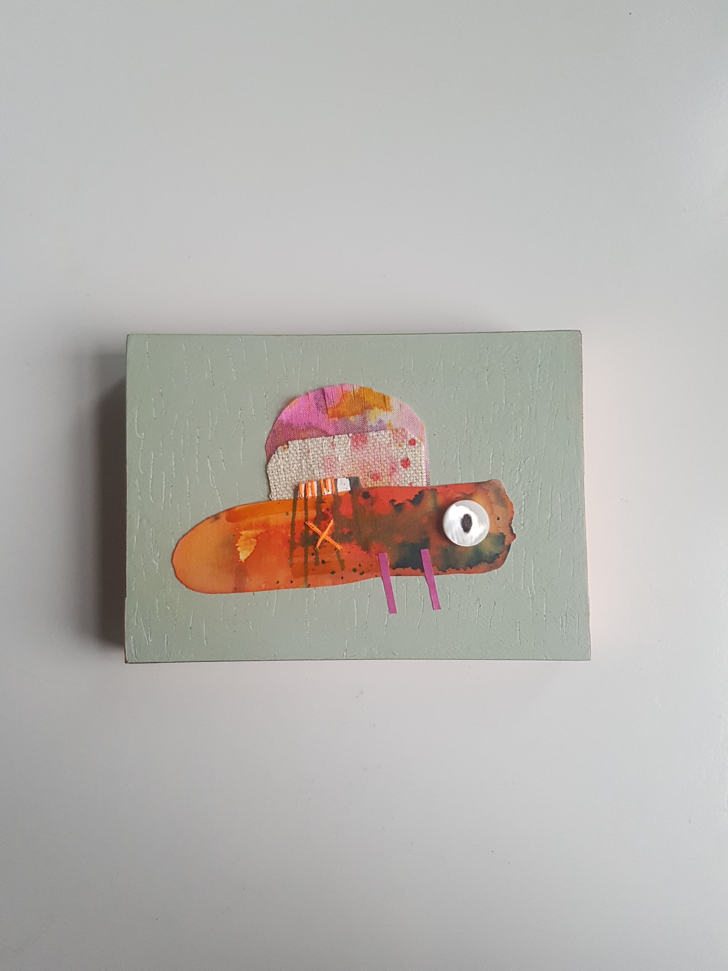 Mixed-media Art Panel - Bernie Harmonizes With Buzzing Bees