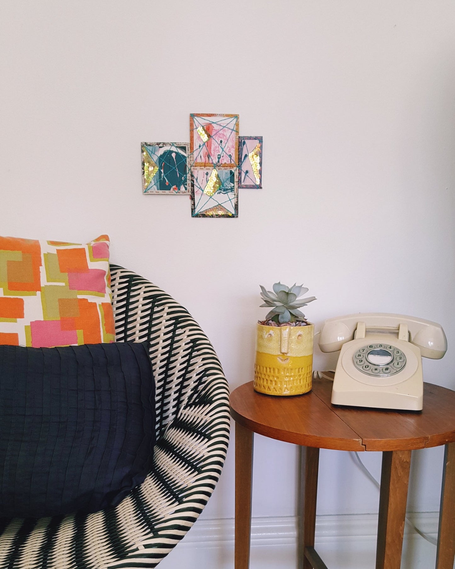 Textile art by Julia Laing