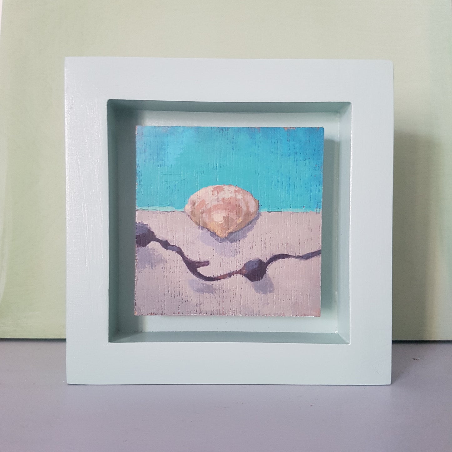 Shell and Seaweed Study - Small Original Painting
