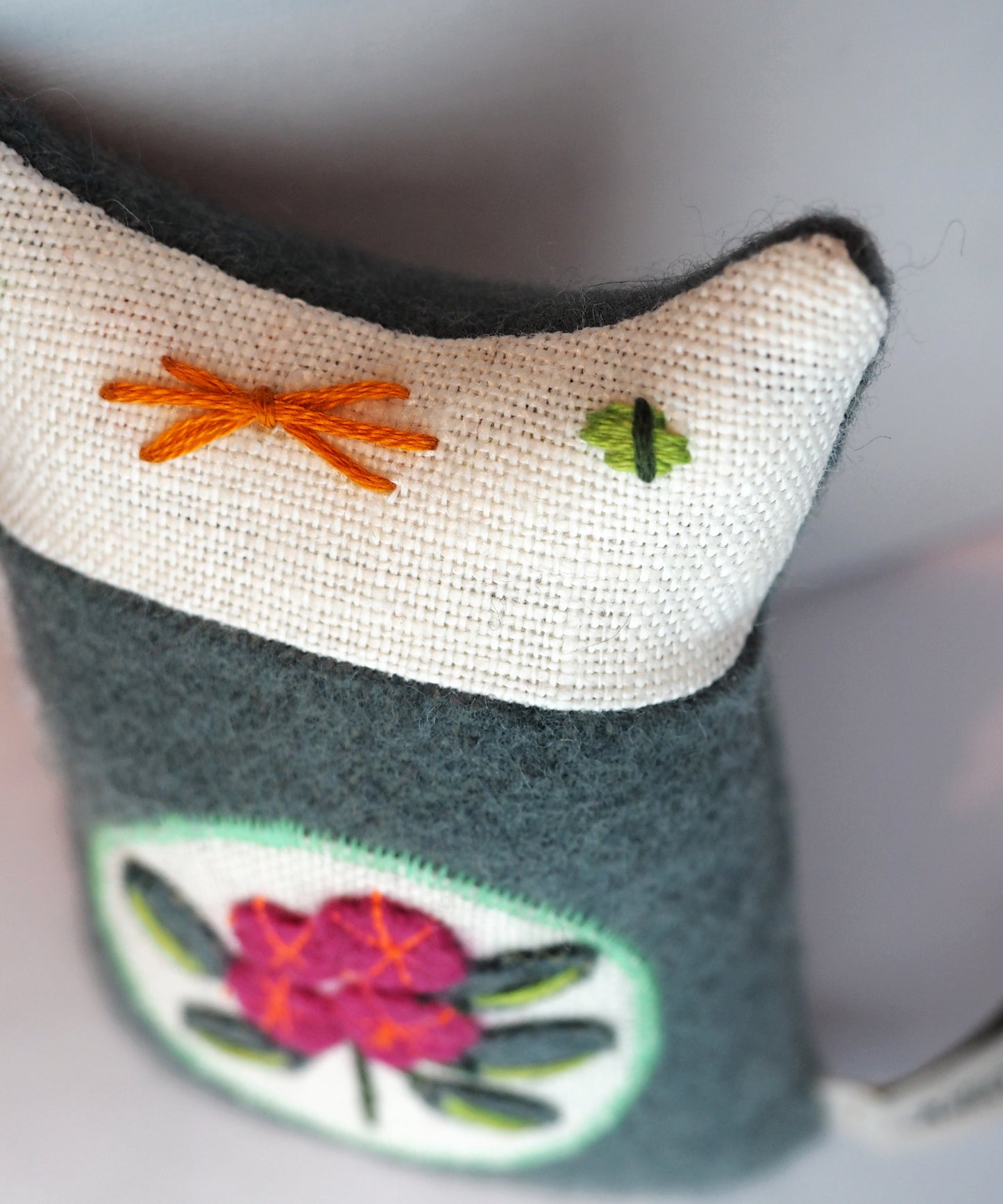 Handmade Kitten Doll - Winter Berries Series - Cotoneaster