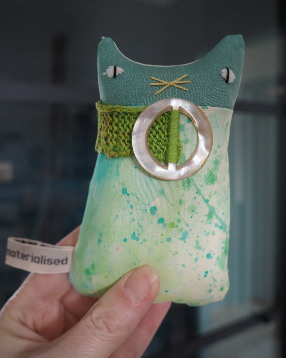 Handmade Kitten Doll - Psychedelic Silk Series - JANIS