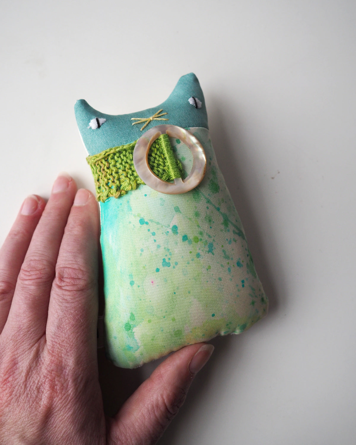 Handmade Kitten Doll - Psychedelic Silk Series - JANIS