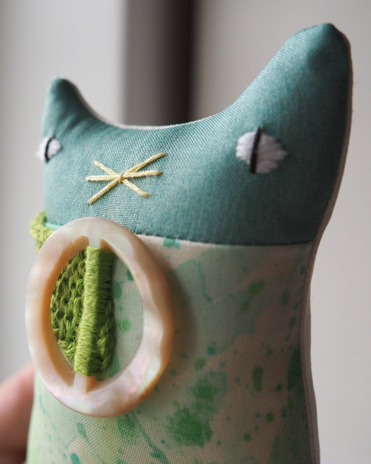 Handmade Kitten Doll - Psychedelic Silk Series - JANIS