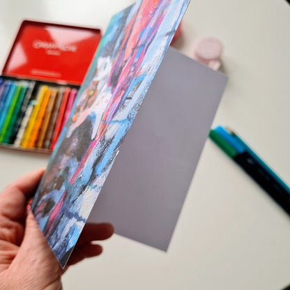 Cat Art Greeting Card