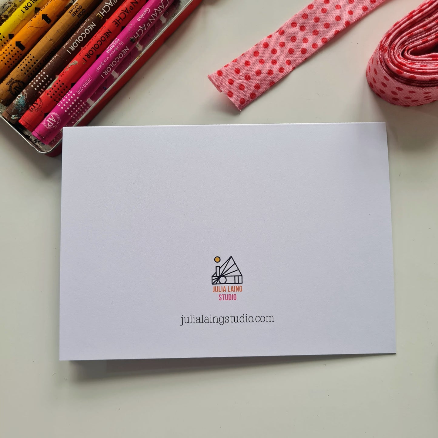 Cat Art Greeting Card