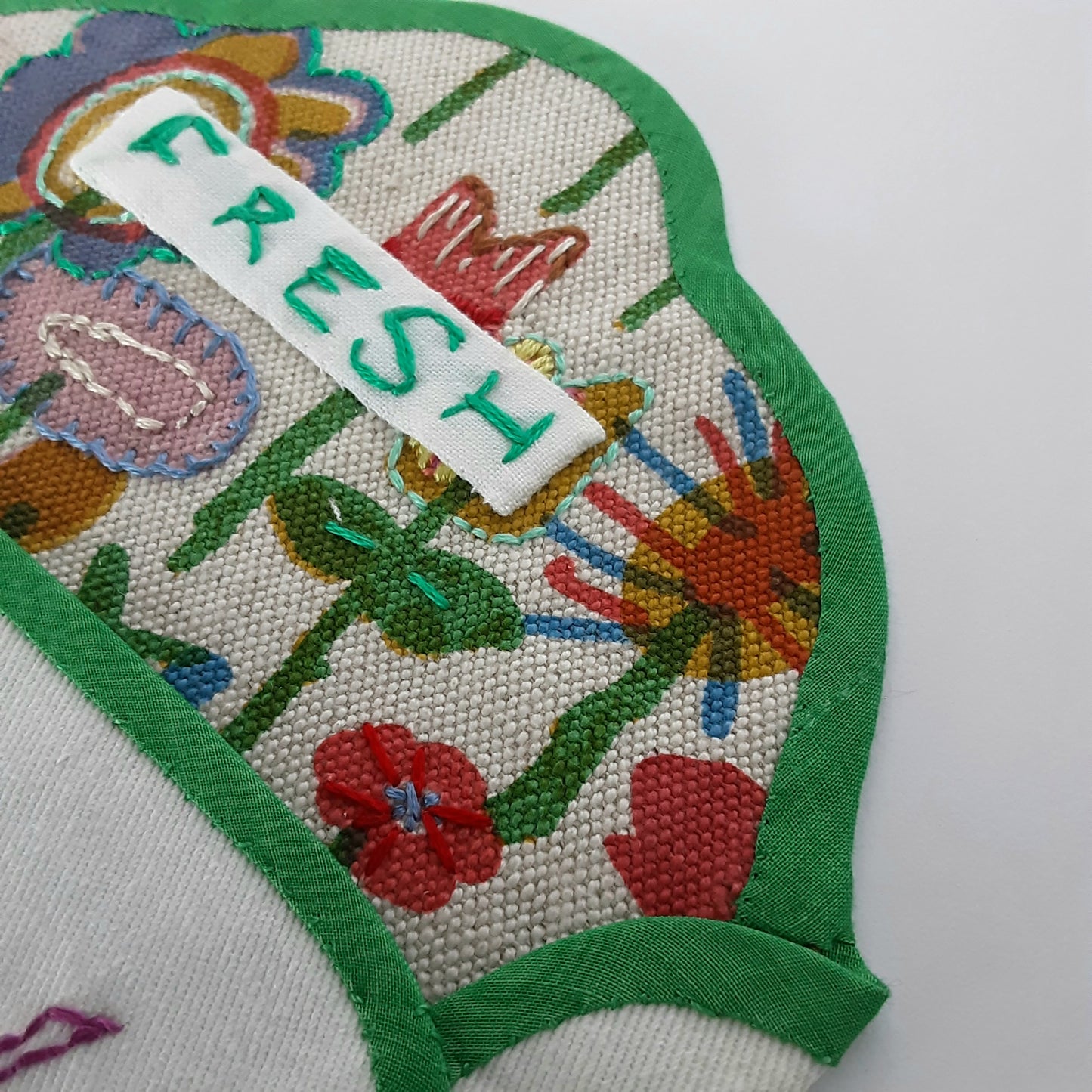 Envelope Art With Hand Embroidery - Fresh Start