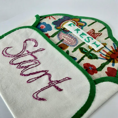 Envelope Art With Hand Embroidery - Fresh Start