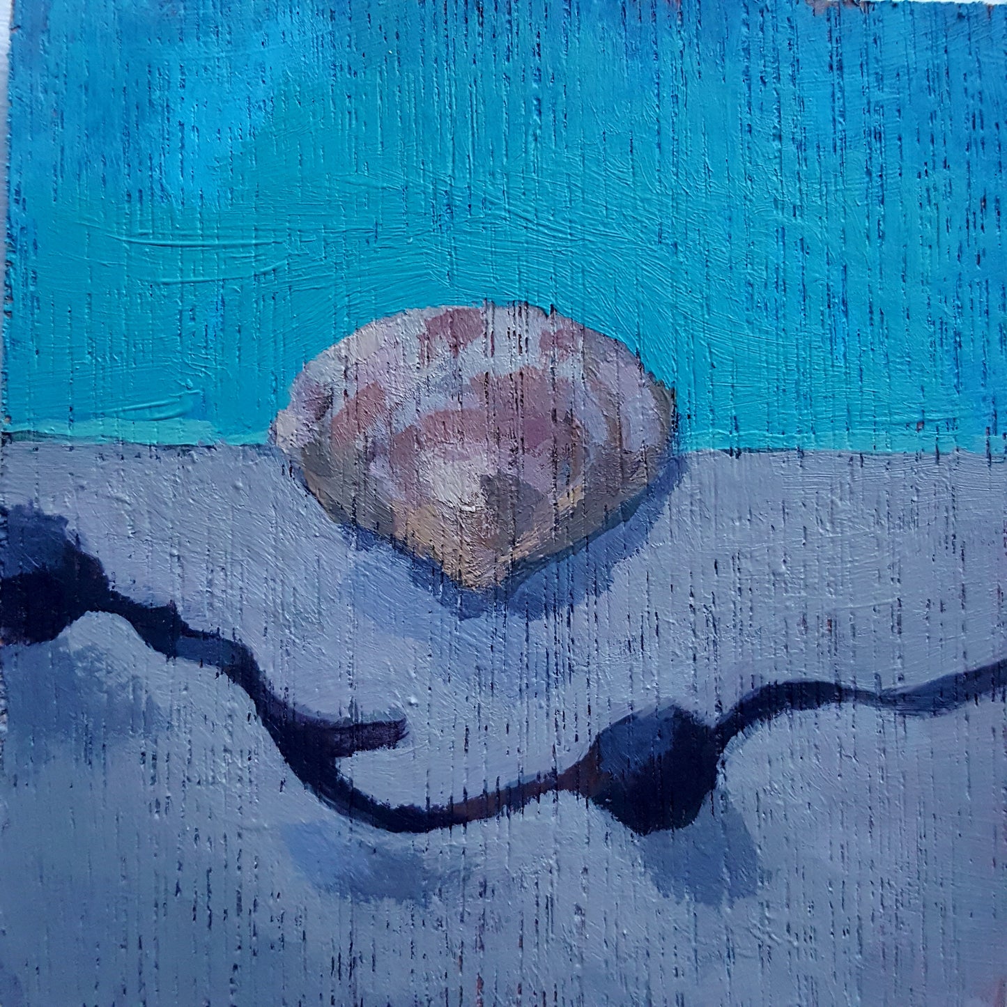 Shell and Seaweed Study -  Small Original Painting