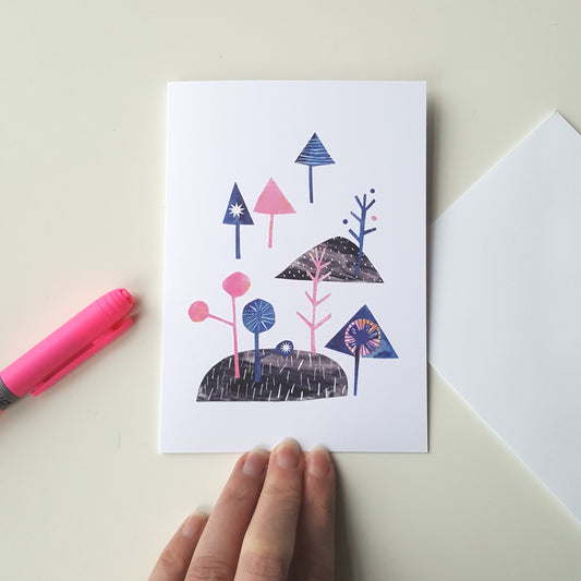 Whimsical Woods Greeting Card