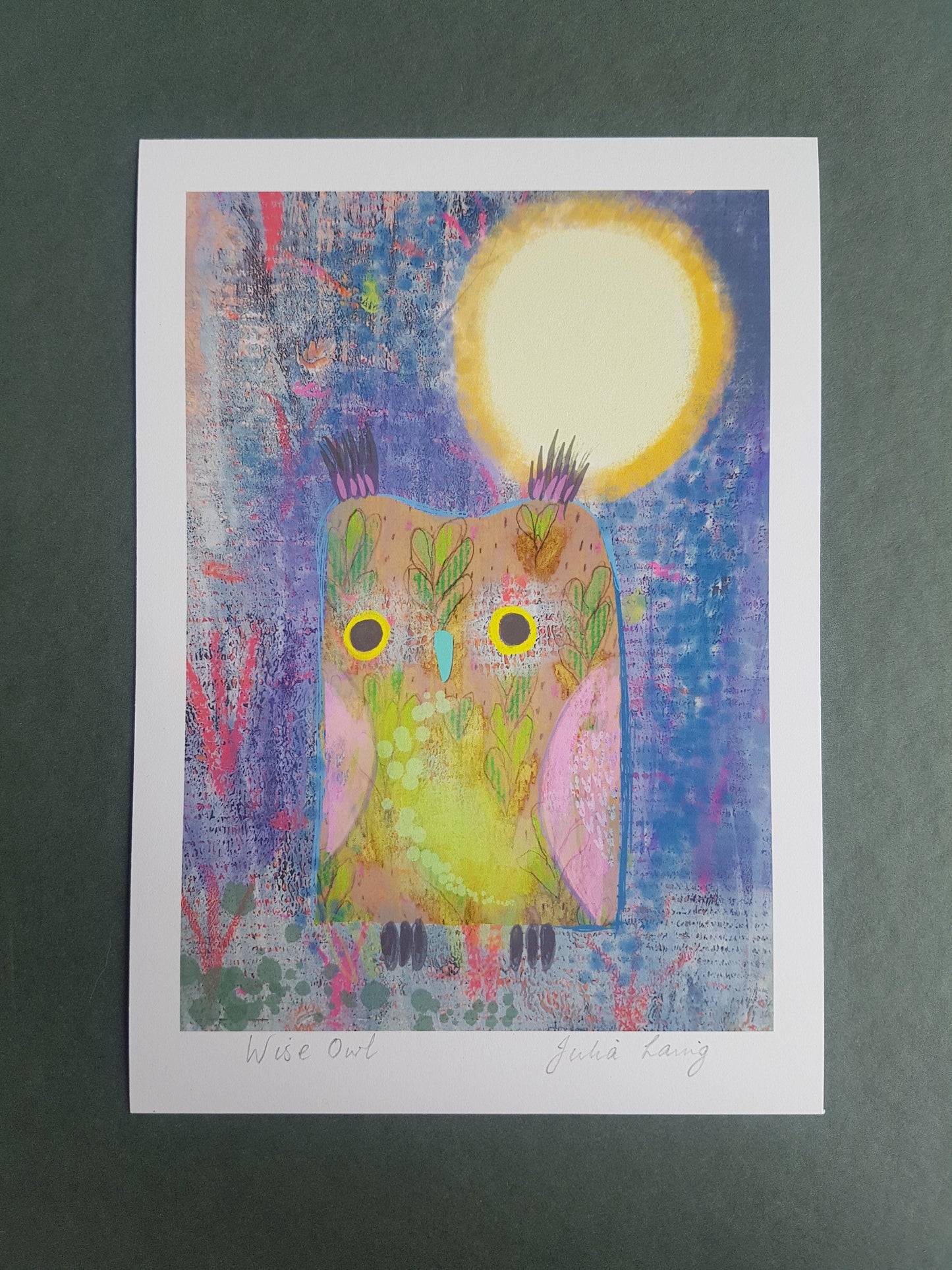 Wise Owl - A5 Giclee Print