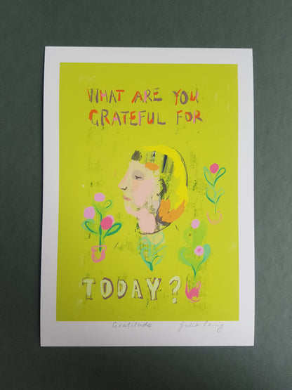 Gratitude - A5 Giclee Print
