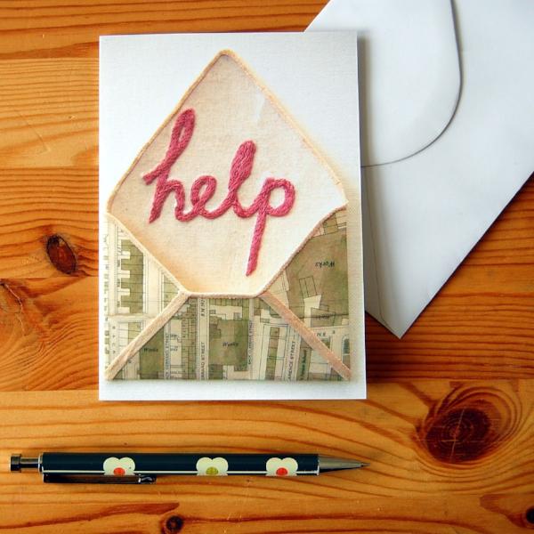 Greetings Card - Help