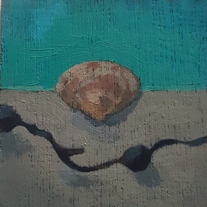 Shell and Seaweed Study -  Small Original Painting