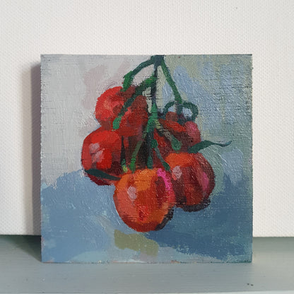 Study of Cherry Tomatoes -  Small Original Painting
