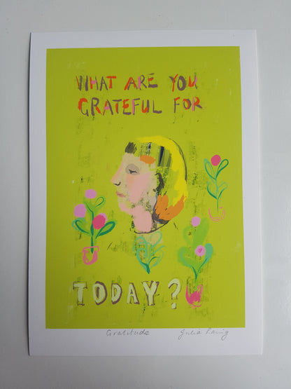 Gratitude - A5 Giclee Print
