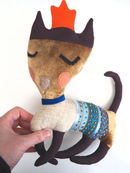 Handmade cat doll