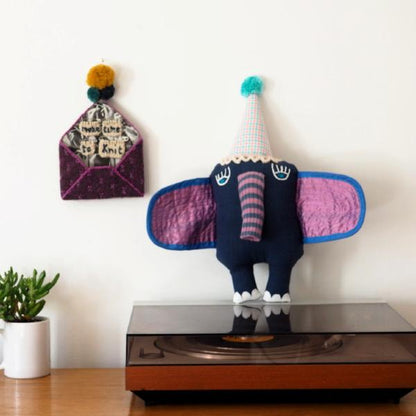 handmade elephant doll