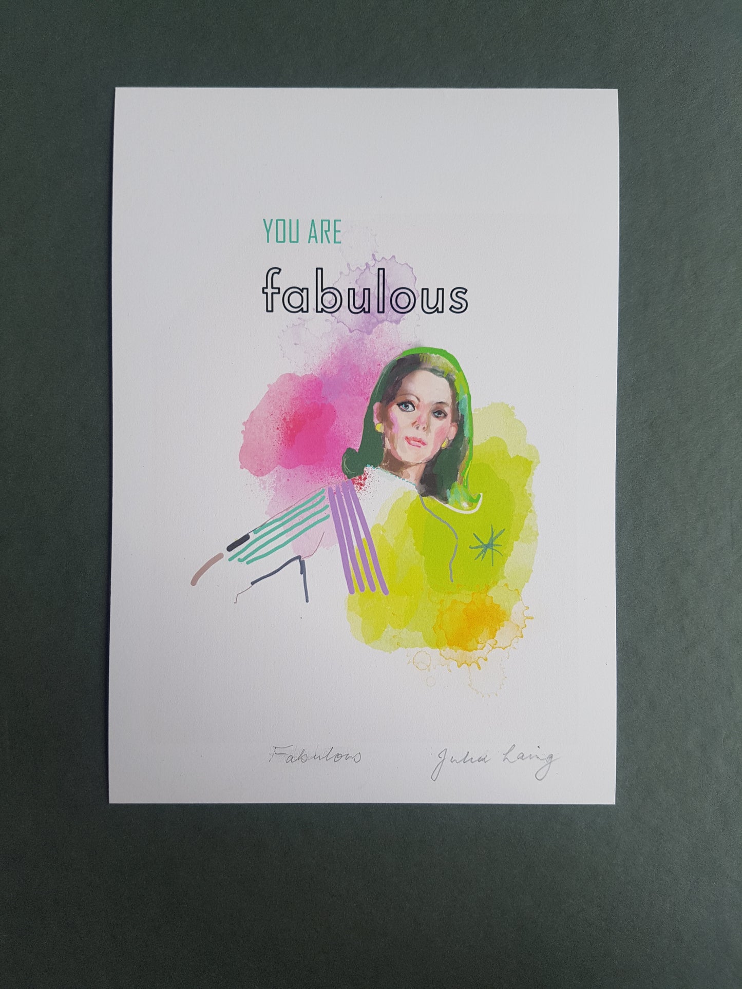 You Are Fabulous - A5 Giclee Print