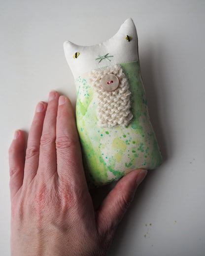 Handmade Kitten Doll - Psychedelic Silk Series - MARISKA