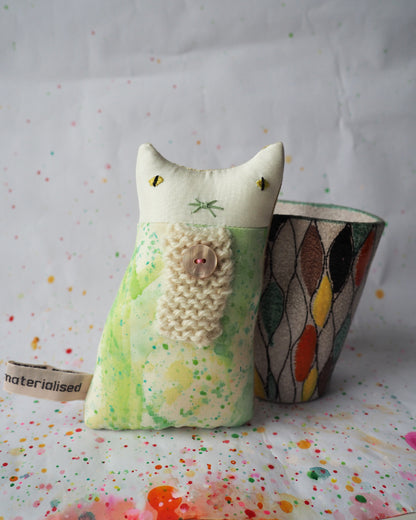 Handmade Kitten Doll - Psychedelic Silk Series - MARISKA