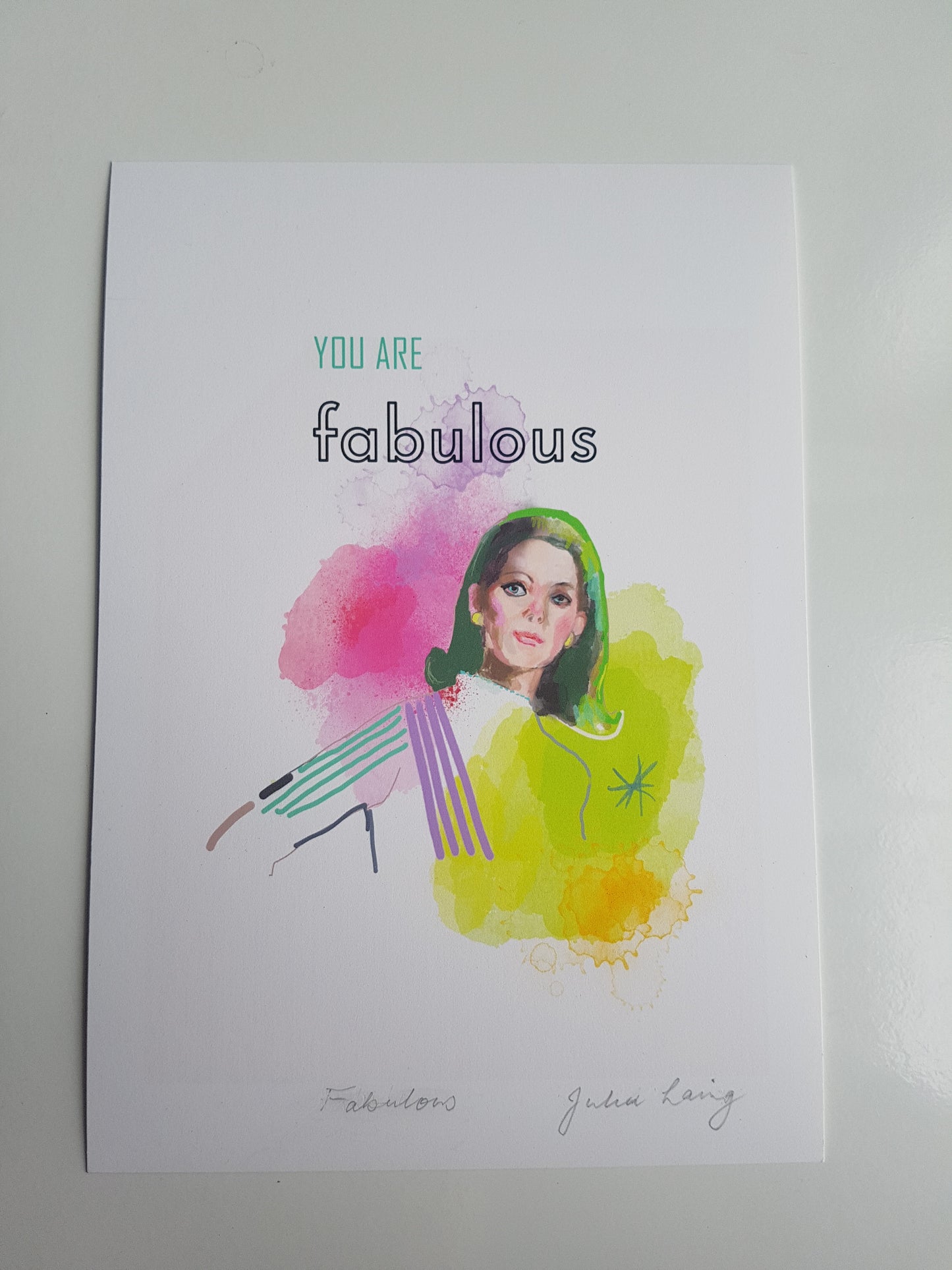 You Are Fabulous - A5 Giclee Print